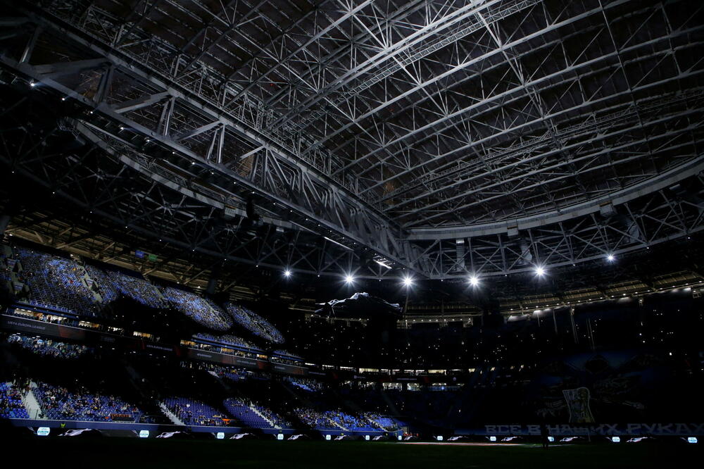 Gazprom arena neće dočekati dvije najbolje ekipe u maju, Foto: REUTERS