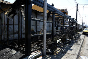 Spuž: Bašta restorana "Alata" u potpunosti izgorjela u požaru