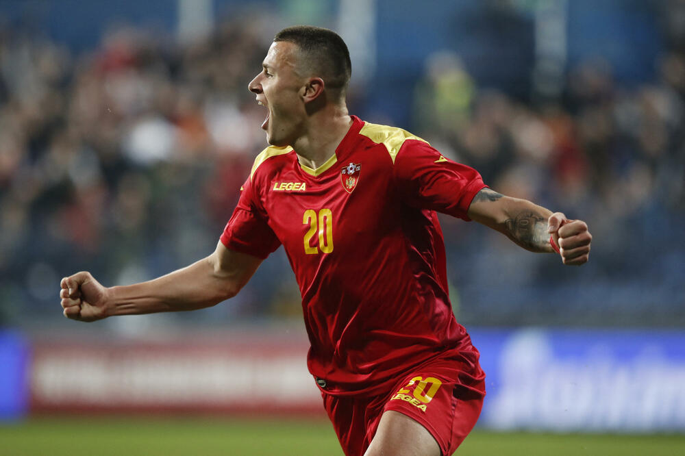 Osmajić slavi gol protiv Grčke, Foto: Reuters