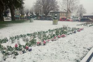 FOTO Zima u Kolašinu se ne predaje: Grad i okolina osvanuli u...