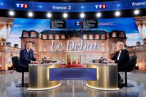 Makron u TV-debati napao Le Pen zbog veza s Rusijom