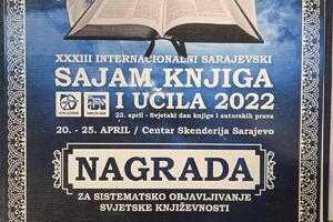 Priznanje za “Novu knjigu” u Sarajevu