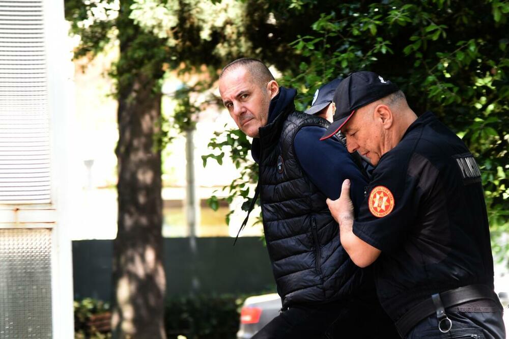 Blažo Jovanić nakon hapšenja, Foto: Luka Zeković