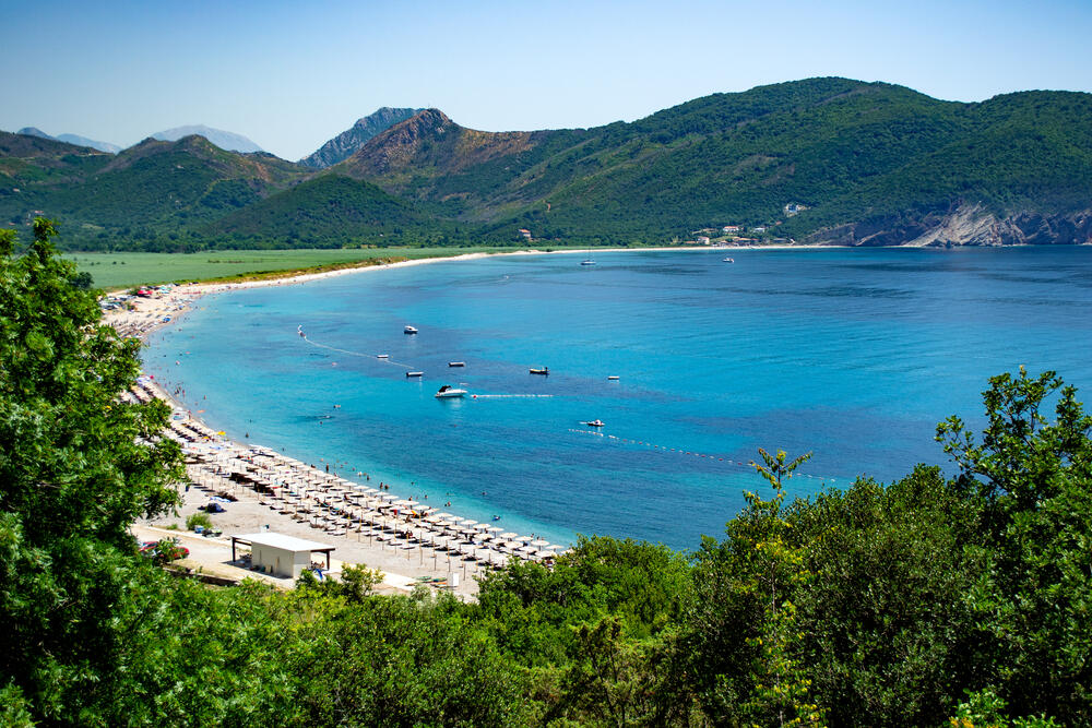 buljarica beach is 3km long