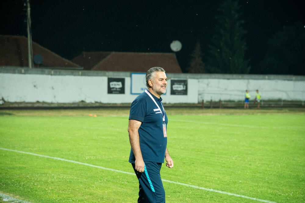 Savović na utakmici u Bijelom Polju, Foto: Meridianbet 1.CFL