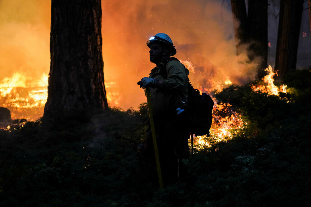 Detalj tokom jednog od požara u SAD, Foto: Reuters