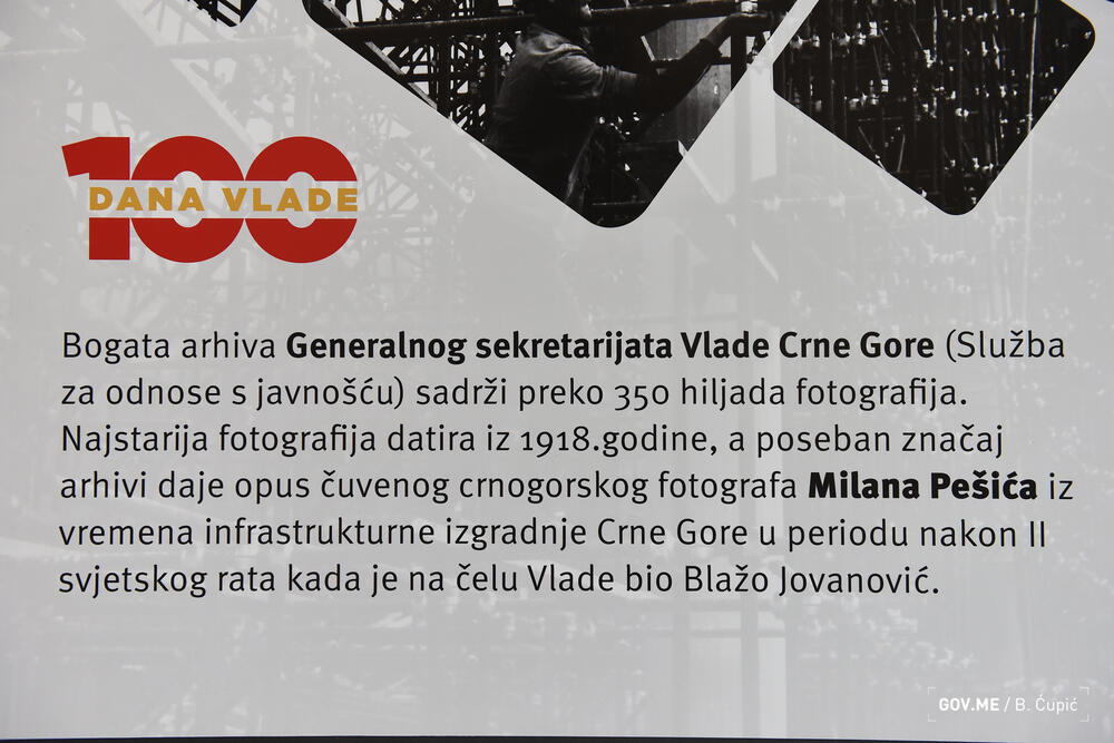 <p>Izložba je dio arhive Generalnog sekretarijata Vlade koju čini više od 350.000 fotografija</p>