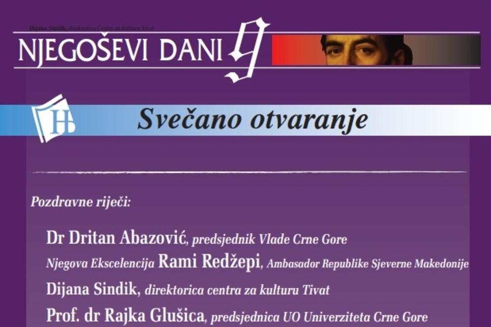 Foto: Njegoševi Dani