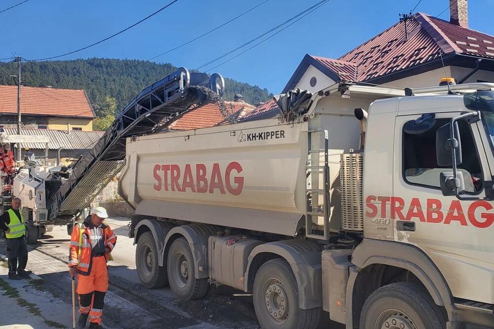 Sa asfaltiranja, Foto: Opština Pljevlja