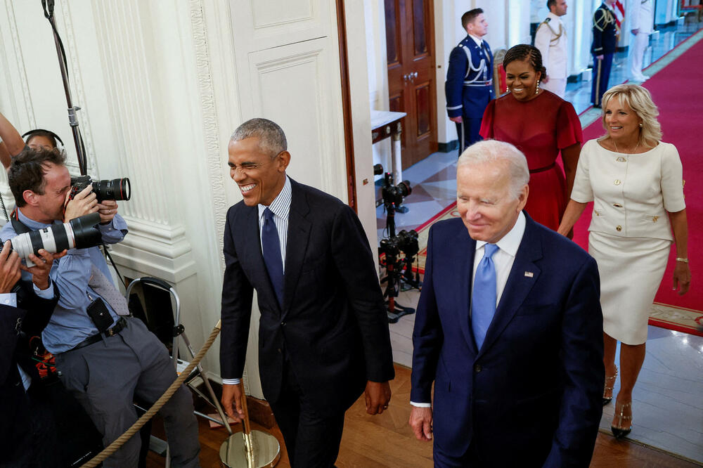 Obama i Bajden u Bijeloj kući u septembru, Foto: Rojters