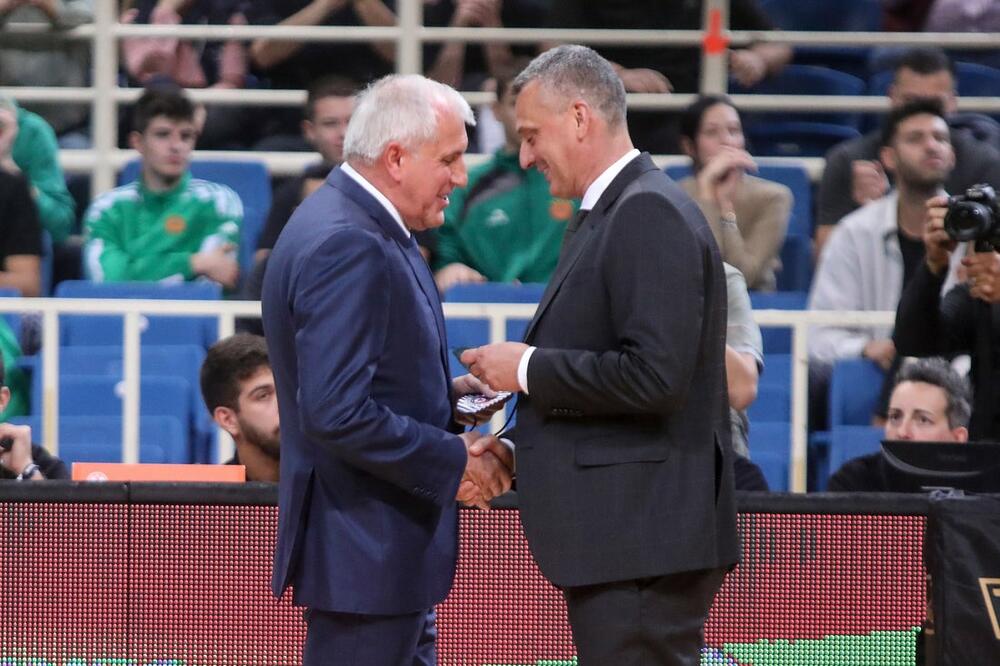 Obradović i Radonjić, Foto: KK Partizan