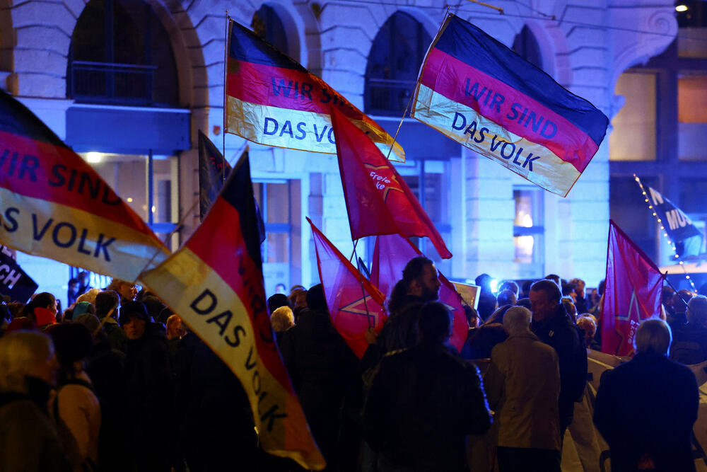 Sa protesta desničarskih grupa u Lajpcigu zbog rasta troškova života