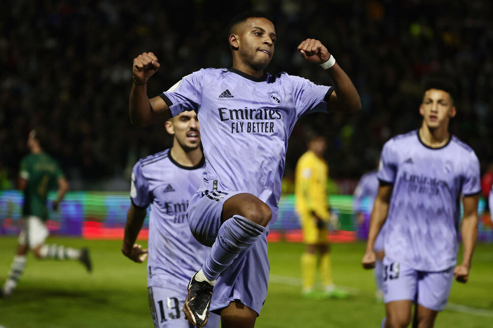 Rodrigo slavi gol protiv Kaserenja, Foto: AP Photo/Pablo Garcia