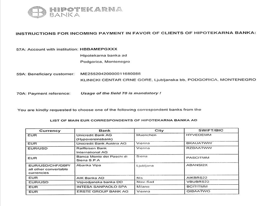 klinika za psihijatriju uplate inostranstvo