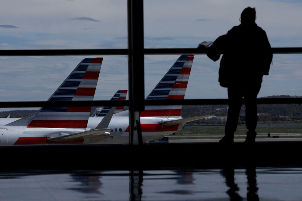 Sa aerodroma u Vašingtonu, Foto: Reuters