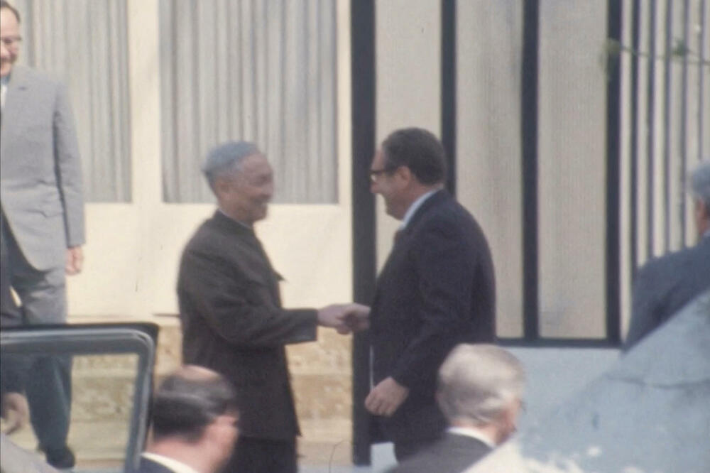 Kisindžer i To nakon potpisivanja Pariškog sporazuma 12. juna 1973, Foto: REUTERS