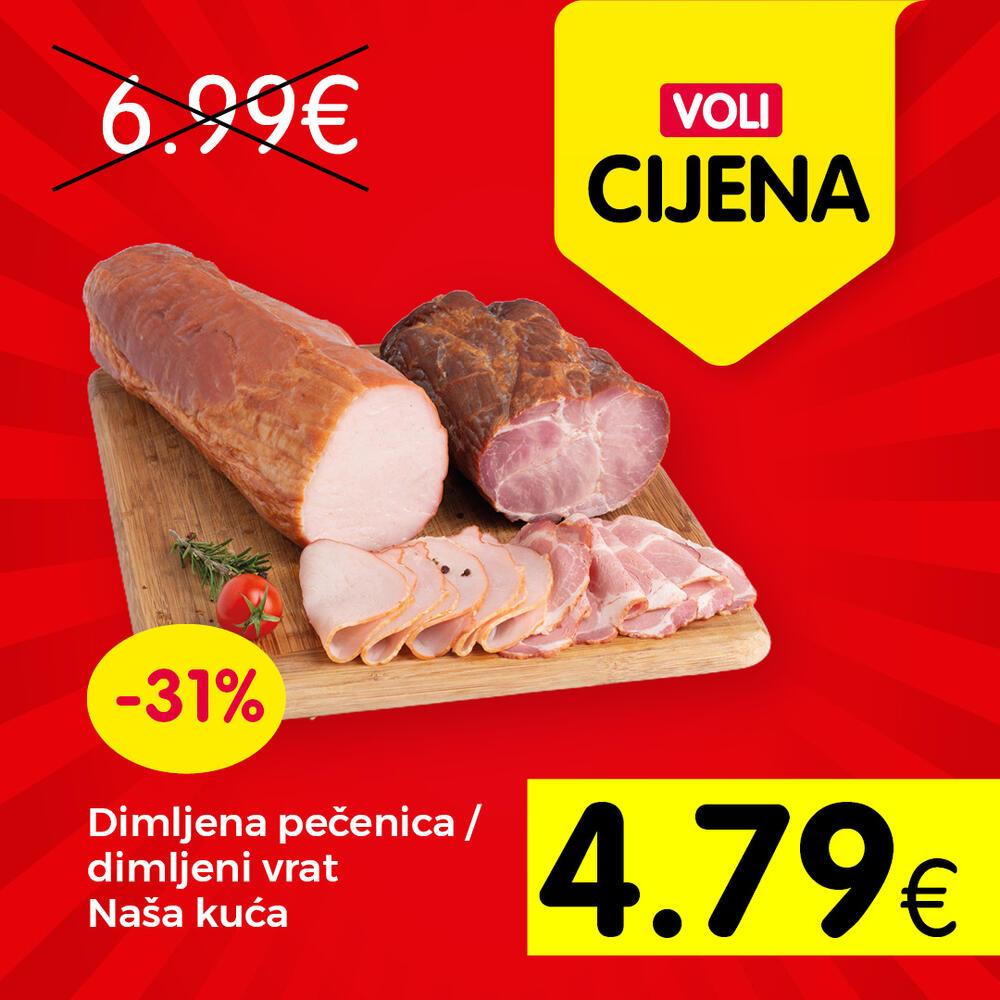 <p>Svratite do obližnjeg VOLI ili Naš diskont marketa</p>