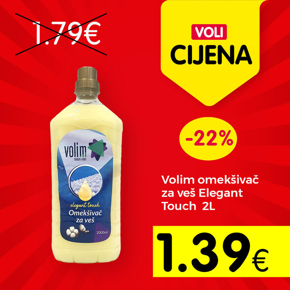 <p>Svratite do obližnjeg VOLI ili Naš diskont marketa</p>