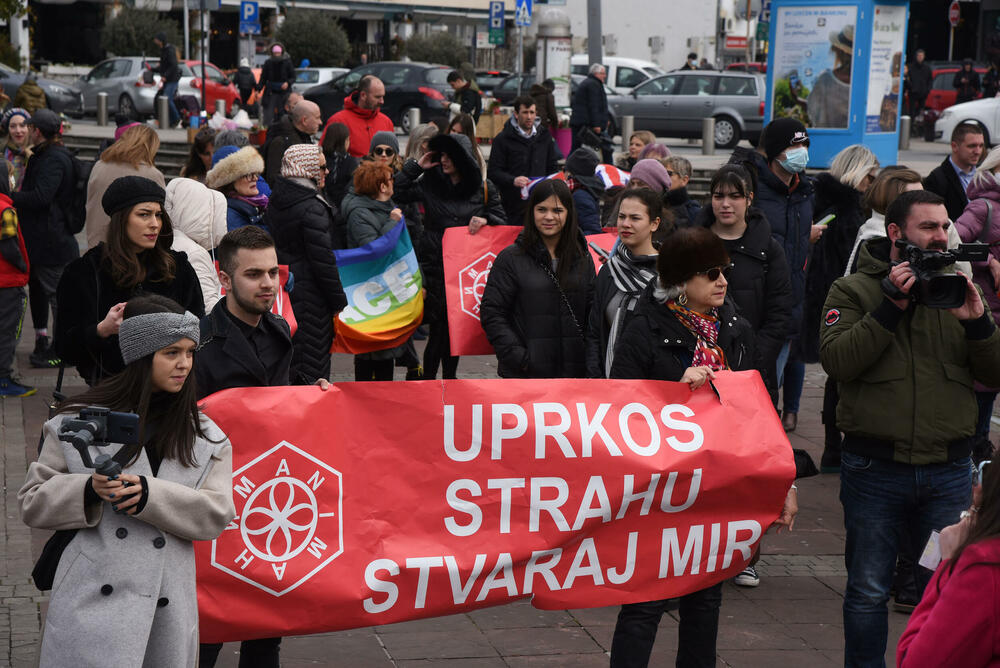 protest Dan žena