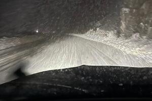 Zbog snijega na putu otežan saobraćaj preko Brajića