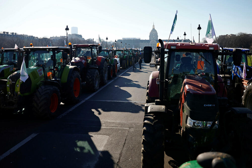 Sa protesta u Parizu, Foto: REUTERS