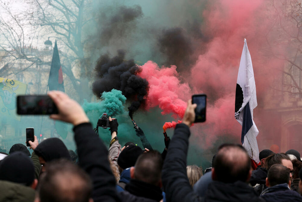 <p>Nakon trodnevnih protesta početkom godine, sindikati se nadaju da će dostići masovnu izlaznost od 19. januara kada je na ulice izašlo više od milion ljudi</p>