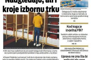 Naslovna strana "Vijesti" za četvrtak, 16. februar 2023. godine