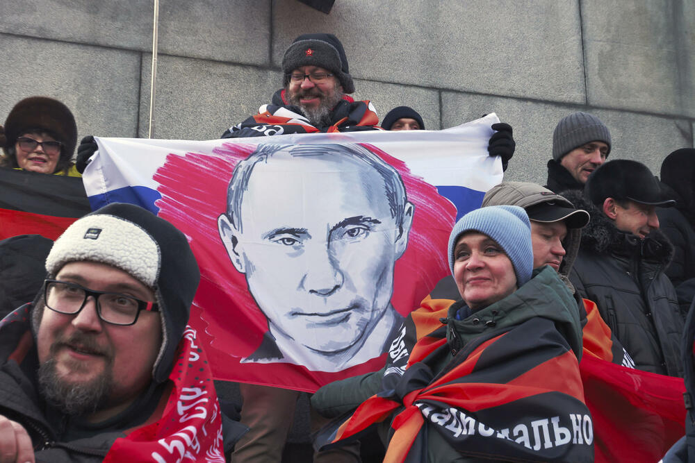 Sa patriotskog mitinga na moskovskom stadionu