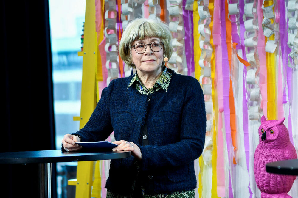 Lori Hols Anderson na ceremoniji dodjele nagrade u Švedskoj, Foto: Reuters