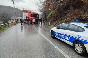 Saobraćajna nezgoda na putu Bijelo Polje-Mojkovac: Lakše...
