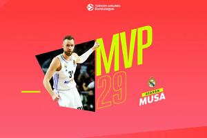 Džanan Musa MVP 29. kola Evrolige