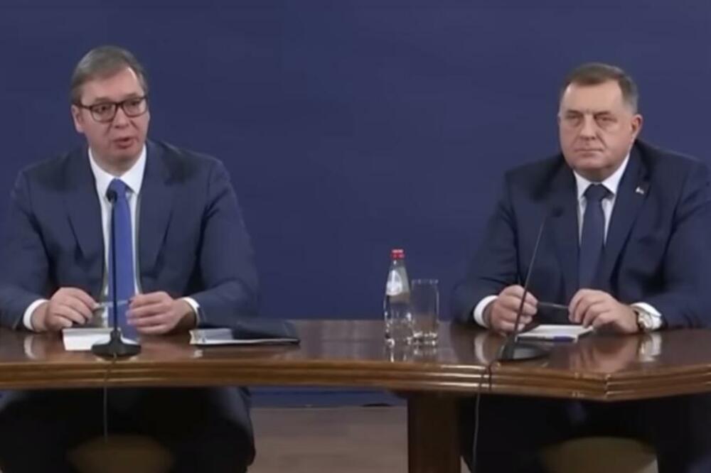 Vučić i Dodik, Foto: Printscreen YouTube