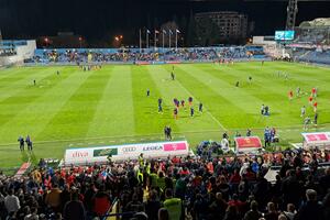 VIDEO Pogledajte atmosferu sa stadiona uoči meča Crne Gore i Srbije