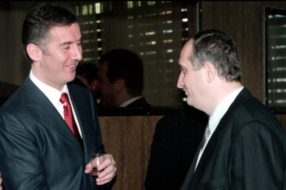 Đukanović i Bulatović 2001., Foto: Savo Prelević