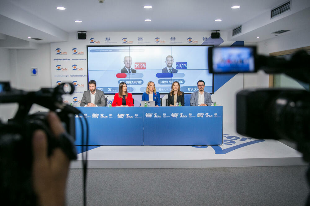 Sa konferencije na kojoj su saopšteni preliminarni rezultati, Foto: Filip Roganović