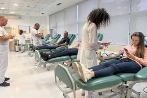 U Podgorici realizovana akcija dobrovoljnog davanja krvi