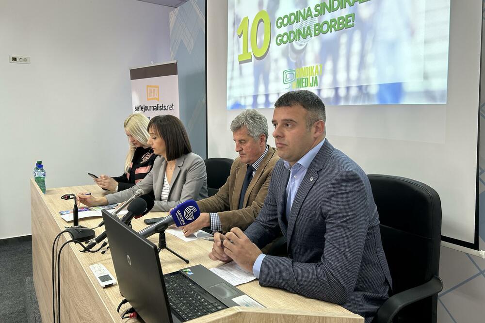 Sa konferencije "10 godina borbe i sindikalizma", Foto: Sindikat medija Crne Gore