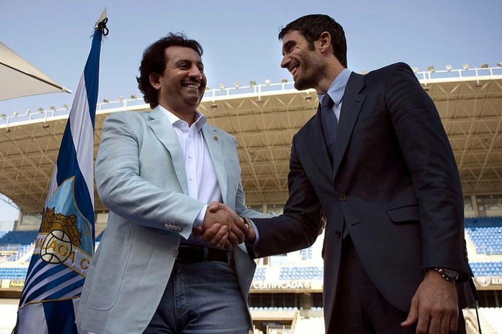 Šeik Abdula-al Tani (lijevo) postao je vlasnik Malage 2010. godine, Foto: Getty Images