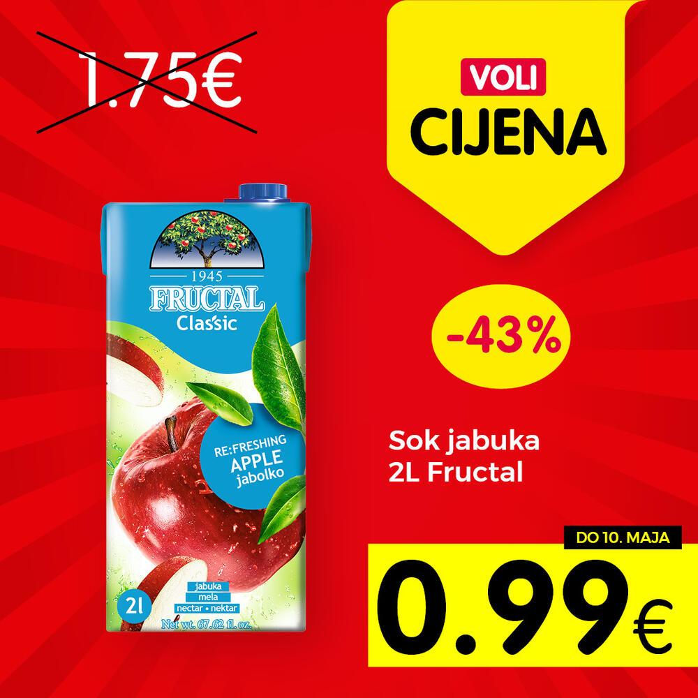 <p>Potražite u Voli marketima proizvode sa oznakom Voli cijena i uživajte u kupovini.</p>