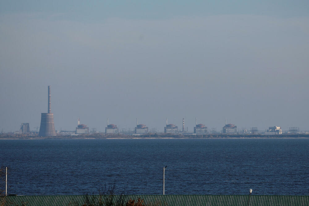 Pogled iz Nikopolja: Atomska centrala u Zaporožju, Foto: Reuters