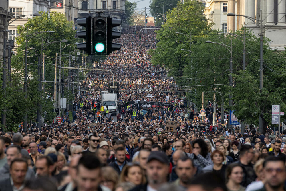 Protesti u Srbiji, Foto: REUTERS