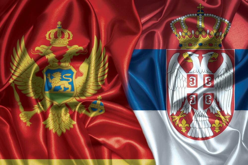 Zastave Crne Gore i Srbije (ILustracija), Foto: Shutterstock