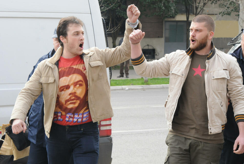 Milačić i Batrićević nakon hapšenja 2014. godine