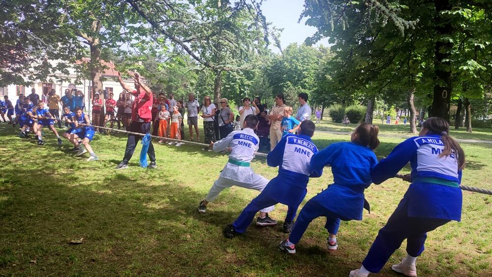 <p>Nikšićani u gradskom parku, uz mnoštvo sportskih aktivnosti, uživali u Danu olimpizma </p>