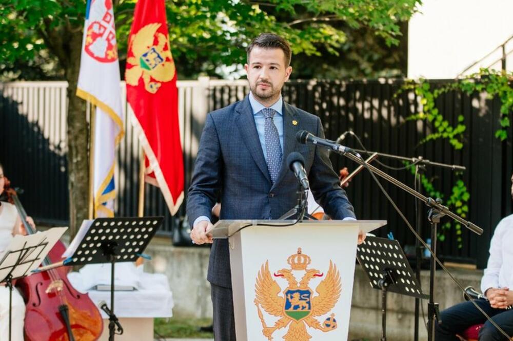 Jakov Milatović na prijemu u Crnogorskoj kući u Beogradu, Foto: Fonet/Kabinet predsednika Crne Gore