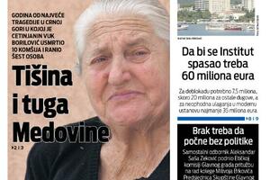 Naslovna strana "Vijesti" za 12. avgust 2023.