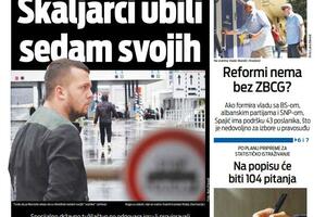 Naslovna strana "Vijesti" za 17. avgust 2023.