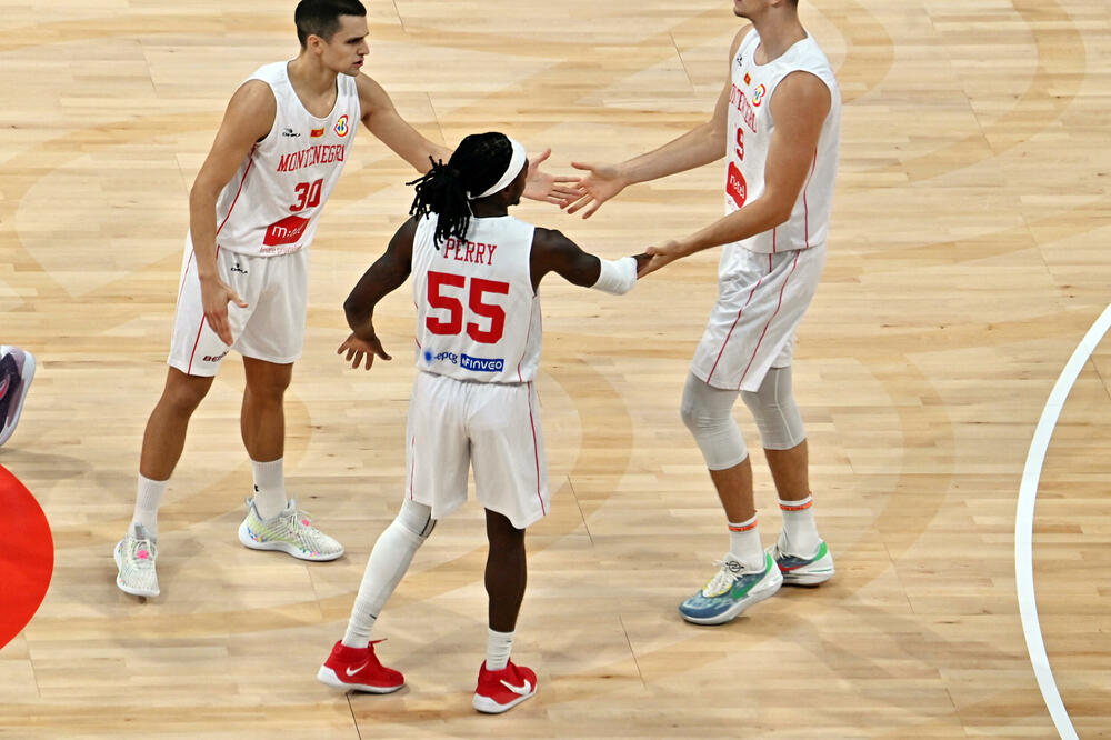 Duel sa Amerikancima stiže kao nagrada: Crnogorski košarkaši, Foto: LISA MARIE DAVID
