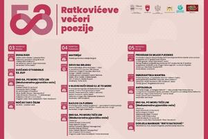 Ratkovićeve večeri poezije od 3. do 5. septembra u Bijelom Polju