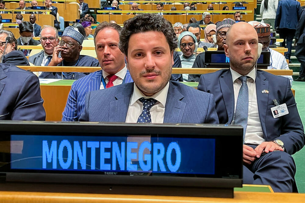 Abazović na prošlogodišnjoj Generalnoj skupštini UN-a, Foto: Gov.me